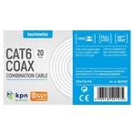 Technetix combikabel: CAT6/C18 - 20 meter CAT6 + Coax RG59T, Ophalen of Verzenden