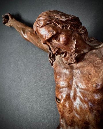 Scultore emiliano, area bolognese - sculptuur, Grande Cristo