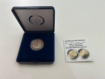 België. 2 Euro 2019 Europees Monetair Instituut Proof