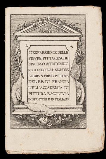 Le Brun - Conférence de Monsieur Le Brun - 1751