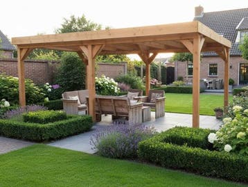 Veiling - Douglas overkapping 500x300cm
