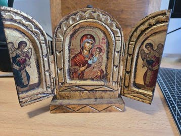 Icoon - Moeder Gods - Hout