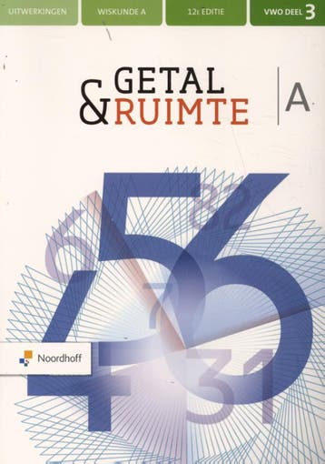 vwo deel 3 wiskunde a / Getal & Ruimte / uitwerkingen, Boeken, Verzenden, Zo goed als nieuw, J.H. Dijkhuis