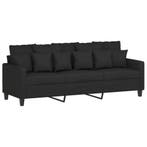 Zwarte Zetel 180cm | Tweede Kansje | Snel Weg = OP=OP, Verzenden, Minder dan 75 cm, 150 tot 200 cm, Rechte bank