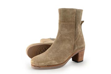 Shabbies Amsterdam Enkellaarzen in maat 40 Beige, Kleding | Dames, Shabbies Amsterdam, Verzenden, Beige, Lage of Enkellaarzen