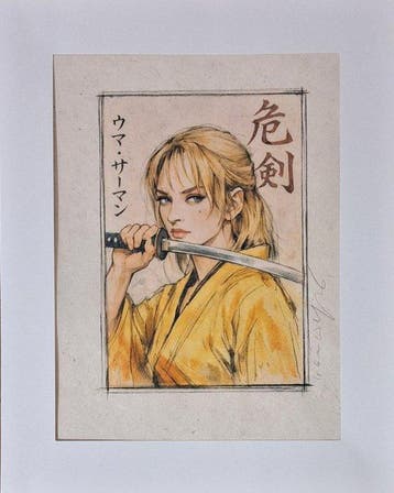 Emma Wildfang - Uma Thurman in Kill Bill - Series - Anime, Nieuw