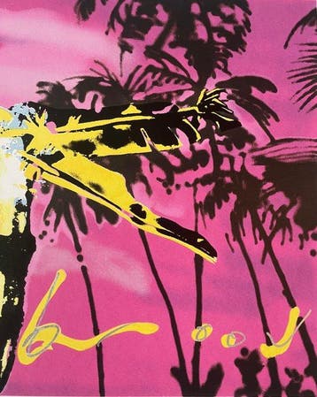 Herman Brood (1946-2001) - Pink Palm Indian, Antiek en Kunst
