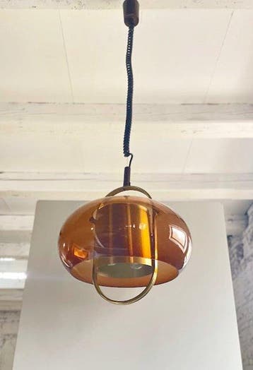 Temde - Hangende plafondlamp - Gerookt