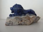 lapis lazuli Gravure - Hoogte: 68 mm - Breedte: 120 mm- 550