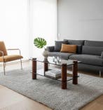 Table basse - Verre - Table basse en verre et bois