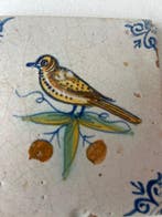 Tegel - Delftse fabriek - 1650-1700 - Vogel tegel