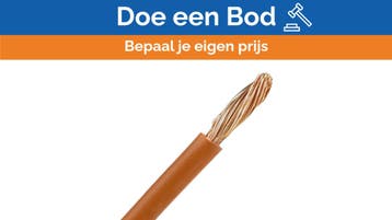 Bieden: H07V-K 2.5mm Flexible Installation Wire Brown, Ophalen of Verzenden, Nieuw