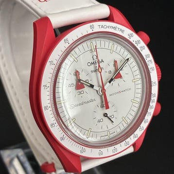Omega x Swatch - MoonSwatch - Mission to Mars - Sans prix de, Bijoux, Sacs & Beauté