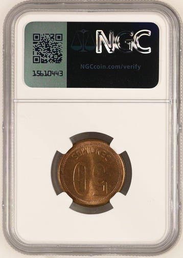 Spanje. Republica Española. 50 centimos Madrid, 1937. NGC -