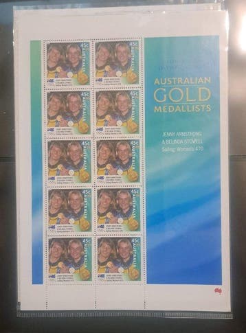 Sydney 2000 Olympics - Ian Thorpe - 2000 - Postzegelvel, Nieuw