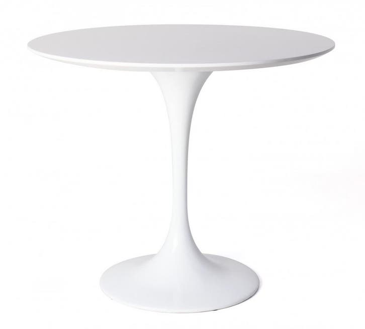 Eettafel Tulip Table 80cm Wit (Matt), Huis en Inrichting, Tafels | Eettafels, Nieuw, Verzenden