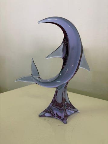 Artigiano di Murano - sculptuur, Delfino stilizzato in salto
