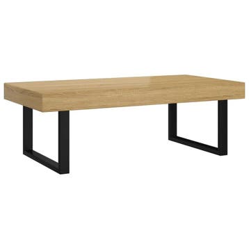 Industriele Salontafel MDF/IJzer | Tweede Kansje | OP = OP, Huis en Inrichting, Tafels | Salontafels, 50 tot 100 cm, 100 tot 150 cm