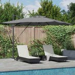 vidaXL Parasol Antraciet 286 x 284 x 270 cm Aluminium en, Verzenden, Nieuw