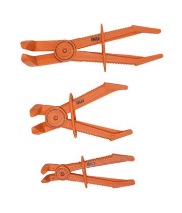 Bgs Technic Slangtang Set 90° gebogen 155-220 mm, 3-delig, Verzenden, Nieuw
