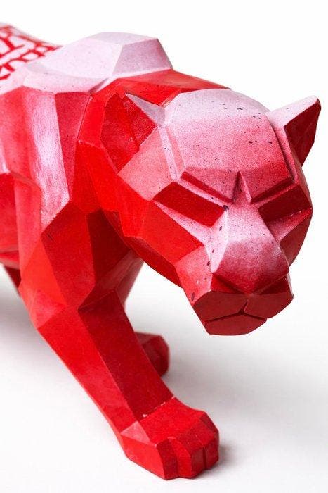 Daluxe Art - 1999 • XXL Rihanna Panther 80cm, Antiquités & Art, Art | Peinture | Moderne