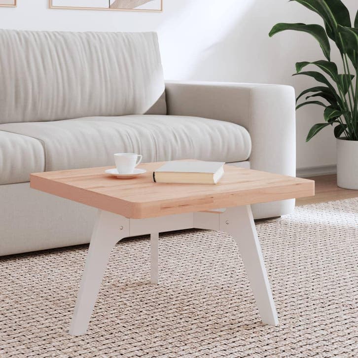 Beukenhout tafelblad 60x60cm | 56% korting! Retour deal, Maison & Meubles, Pièces pour table, Envoi