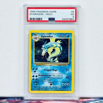 Pokémon Graded card - GYARADOS-HOLO #6 - Pokémon - PSA 3, Nieuw