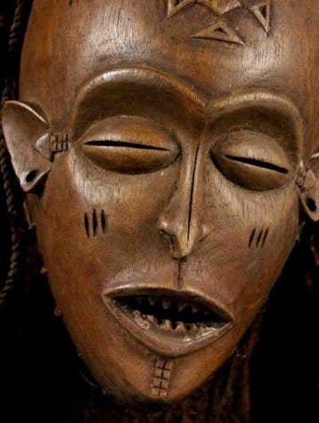Mwana pwo Maske - Chokwe - Angola, Kongo, Sambia, Antiquités & Art