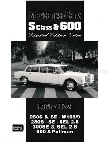 MERCEDES BENZ S-CLASS & 600 1965-1972, LIMITED EDITION, Nieuw