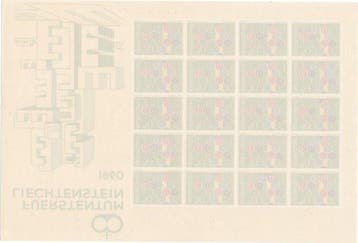 Liechtenstein 1960 - Liechtenstein 1960 cept, Postzegels en Munten, Gestempeld