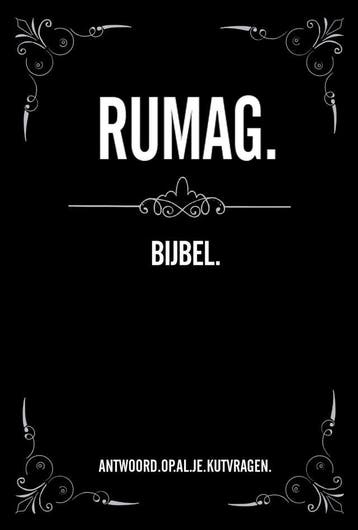 RUMAG Bijbel (Goed), Boeken, Verzenden, Nieuw