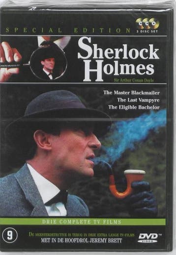Sherlock Holmes Box - Drie Complete TV Films, CD & DVD, DVD | Thrillers & Policiers, Verzenden