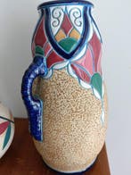 Amphora Riessner - Vaas (2) - Aardewerk - 2 vazen van, Antiek en Kunst