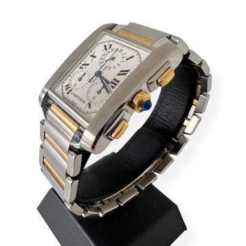 Cartier - Tank - W51004Q4 - Heren - 2000-2010, Nieuw