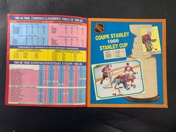 O-Pee-Chee Complete Sticker Yearbook 1986–87 NHL Hockey –, Nieuw