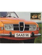 1974 SAAB 96 V4 BROCHURE ENGELS, Nieuw