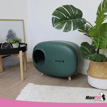 MaxxPet Kattenbak 60x38x45cm - Groen (Katten toebehoren), Ophalen of Verzenden, Nieuw