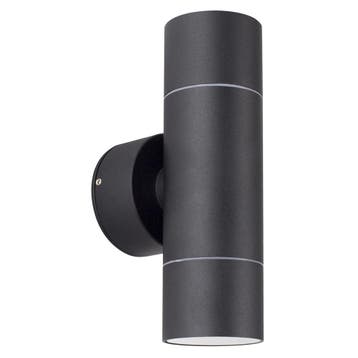 Wandverlichting modern Ray Up en Down Muurlamp Zwart met LED, Verzenden