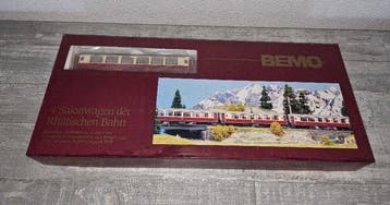 Bemo H0m - 7272 114 - Ensemble de wagons de passagers pour