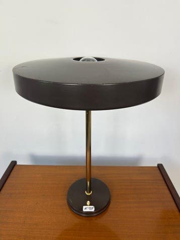Philips - Louis Kalff - Bureaulamp - Timor 69 - Verguld, Antiquités & Art