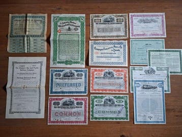 Document - 14 Original Canadian shares and bonds, 1900-1974
