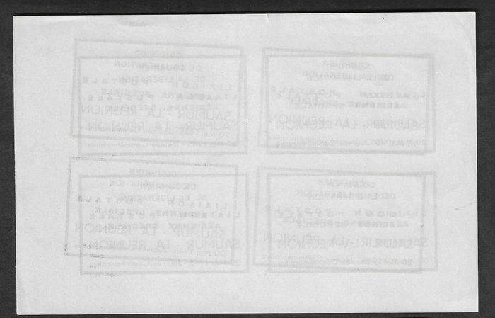 Frankrijk 1944 - Saumur-Libération - vel van 4, Postzegels en Munten, Postzegels | Europa | Frankrijk