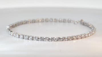 Zonder minimumprijs - Armband - 14 karaat Witgoud - 3.36ct., Nieuw