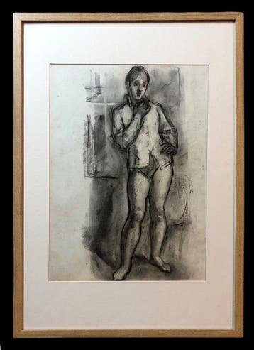 Pedro Mozos (1915-1982) - Portrait in Underpants