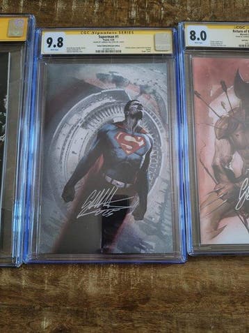 Superman, The last Ronin, Wolverine - 4 Signed graded comic, Boeken, Strips | Comics, Nieuw