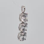 Zonder minimumprijs - Hanger - 14 karaat Witgoud - 2.38ct.