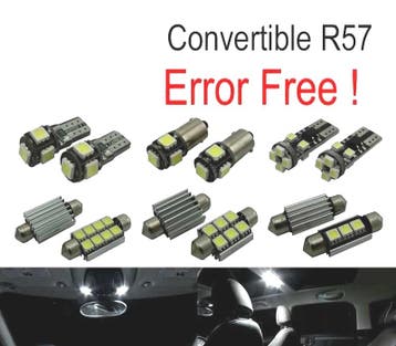 Kit 12 Ampoules Led Intérieur Pour Mini Cooper Cabrio Conver, Auto-onderdelen, Verzenden, Nieuw