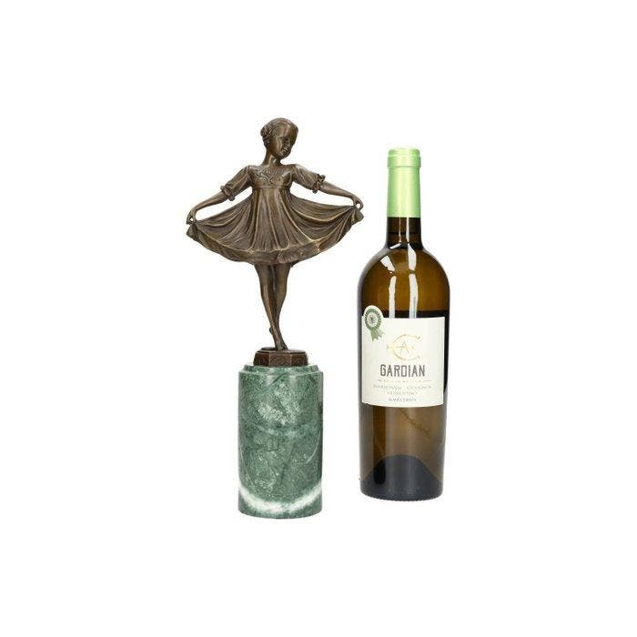 Figurine - little ballerina - Bronze, Marbre, Antiek en Kunst, Kunst | Designobjecten
