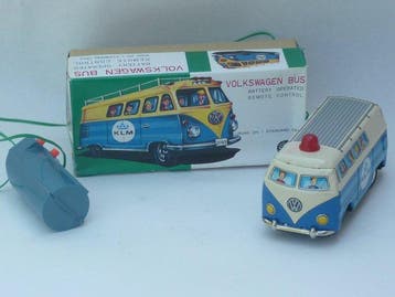 Masudaya - Blikken speelgoedauto - Volkswagen KLM -, Antiquités & Art