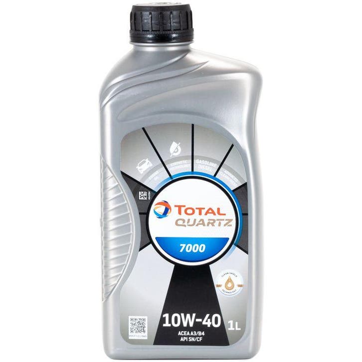 Total Quartz 7000 10W40 1 Liter, Autos : Divers, Produits d'entretien, Enlèvement ou Envoi